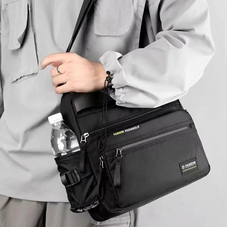 Men Crossbody Bags Male Nylon Shoulder Bags Boy Messenger Bags Man Handbags for Travel Casual Large Bag