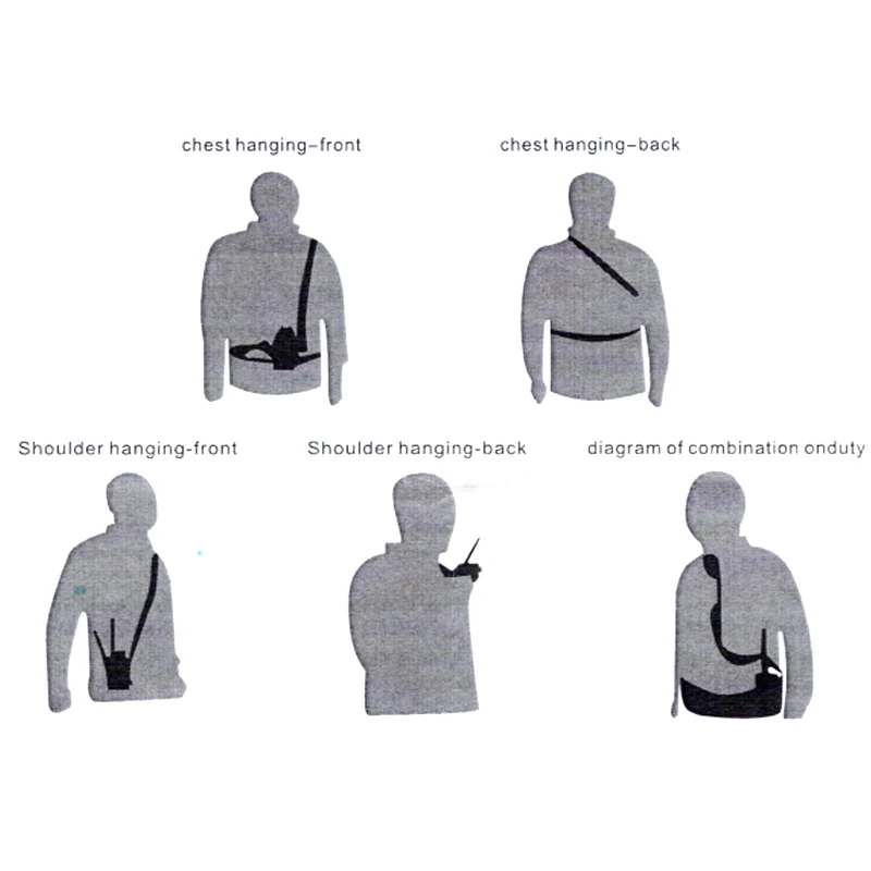 Walkie Talkie Universal Pounch Nylon Case Two Way Radio Holder Bag for Motorola for Baofeng MSC20A