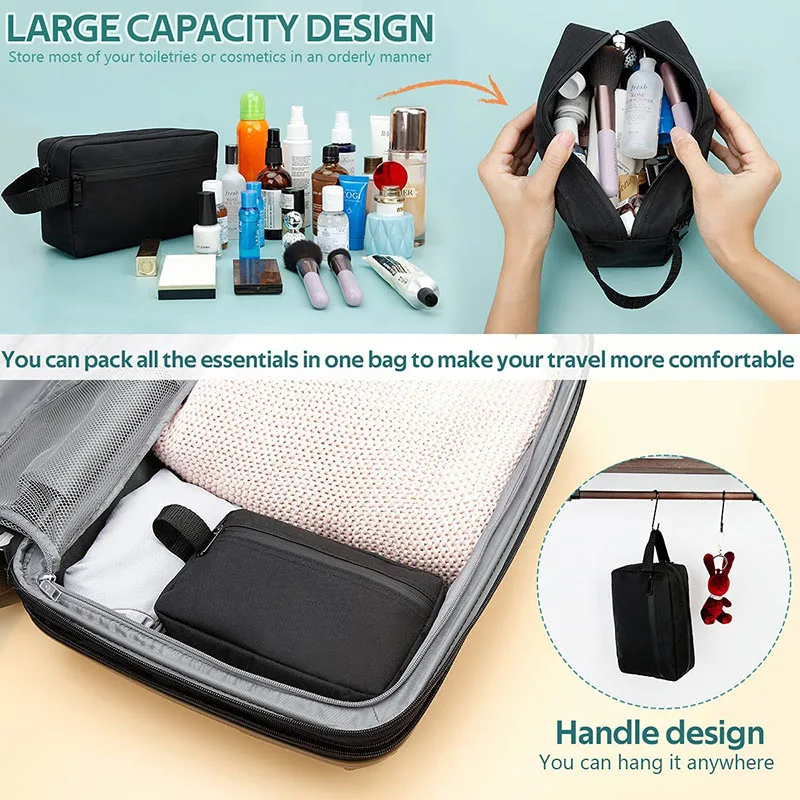 Travel Men's Toiletry Bag Large Capacity Waterproof Portable Travel Necessaire Case Cosmetic Bag for Men Women Beauty Wash Pouch