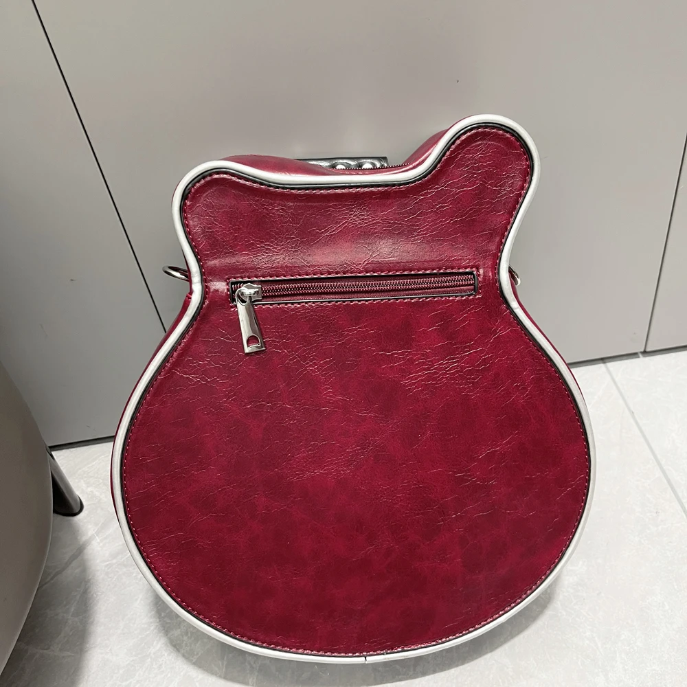 Purses And Handbags For Women Luxury Designer Leather Crossbody Shoulder Bag Handmade Guitar Shape Purse Bags Purse