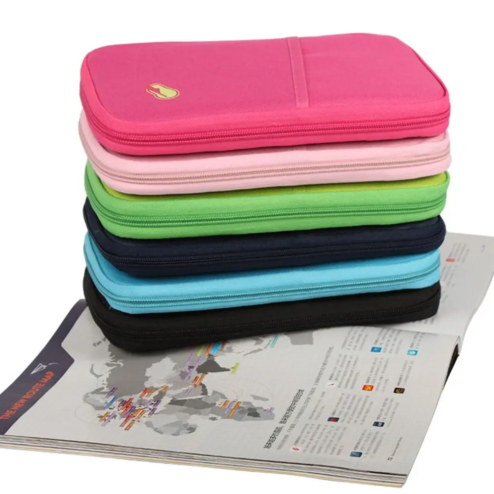 Travel Wallet Bag Purse Zip Case Organiser Passport Document Tickets Holder