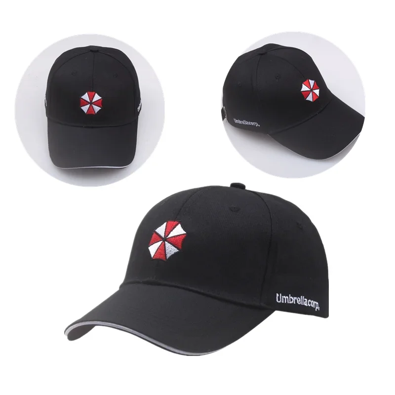 Adult Outdoor Sunscreen Hats Residents Evils Protective Umbrella Baseball Cap Umbrella Corporation Symbol Unisex Adjustable Hat