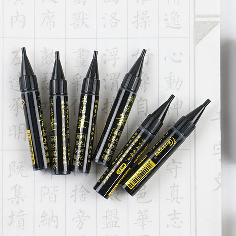 GN 4Pcs Calligraphy Pen Hand Lettering Art Pens Brush Ink Lettering Pens Markers for Writing Drawing Black Ink Pens Art Marker
