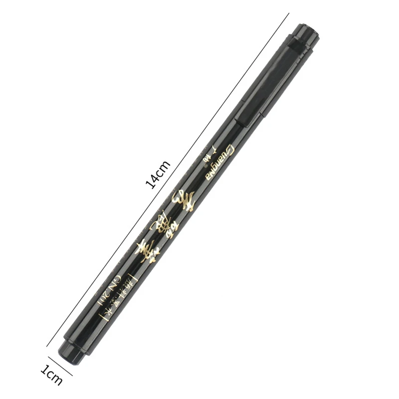 GN 4Pcs Calligraphy Pen Hand Lettering Art Pens Brush Ink Lettering Pens Markers for Writing Drawing Black Ink Pens Art Marker