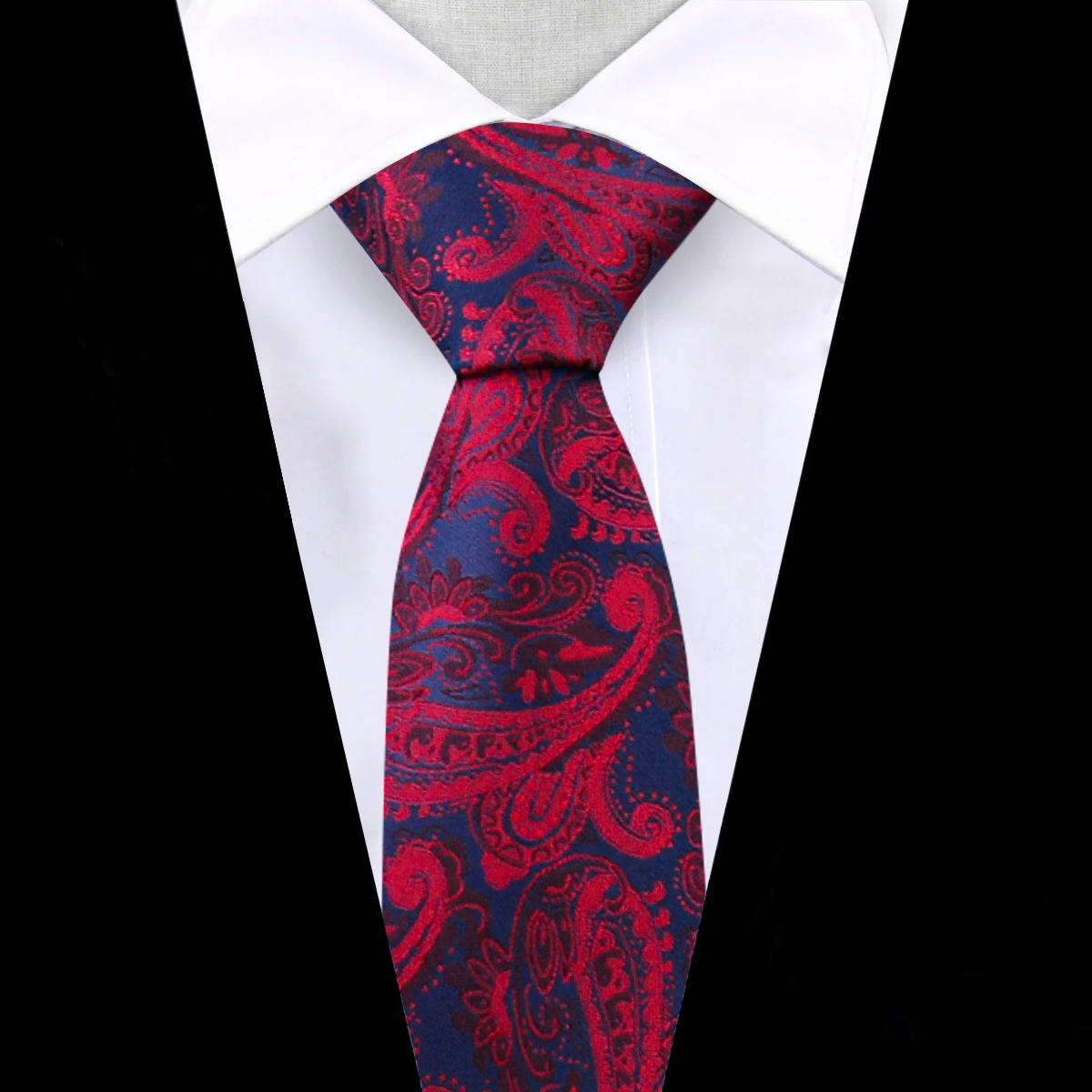 Fashion Tie For Men New Brand Stripe Necktie Newest Style Green Wine Gravata Men Paisley Floral Fit Wedding Workplace Dot Cravat