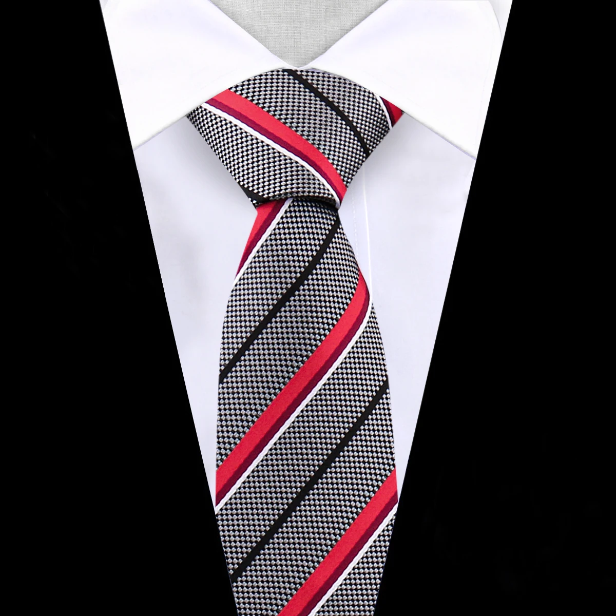 Fashion Tie For Men New Brand Stripe Necktie Newest Style Green Wine Gravata Men Paisley Floral Fit Wedding Workplace Dot Cravat