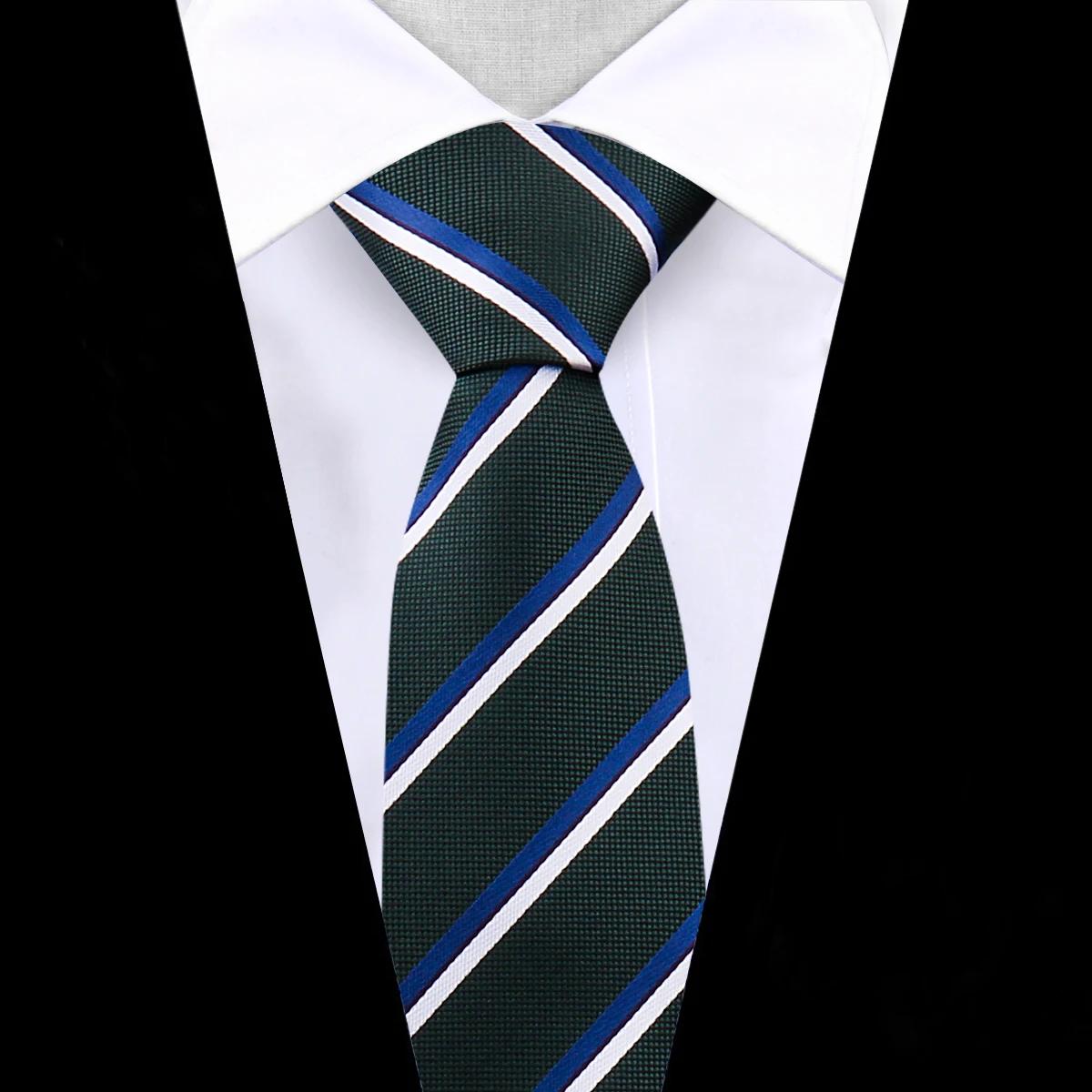 Fashion Tie For Men New Brand Stripe Necktie Newest Style Green Wine Gravata Men Paisley Floral Fit Wedding Workplace Dot Cravat