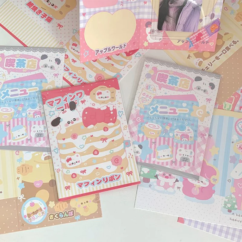 10PCS Korean Kpop 3-inch Photo Card Back Card Foldable Card Holder Fix Decor Paper Board DIY Packing Material