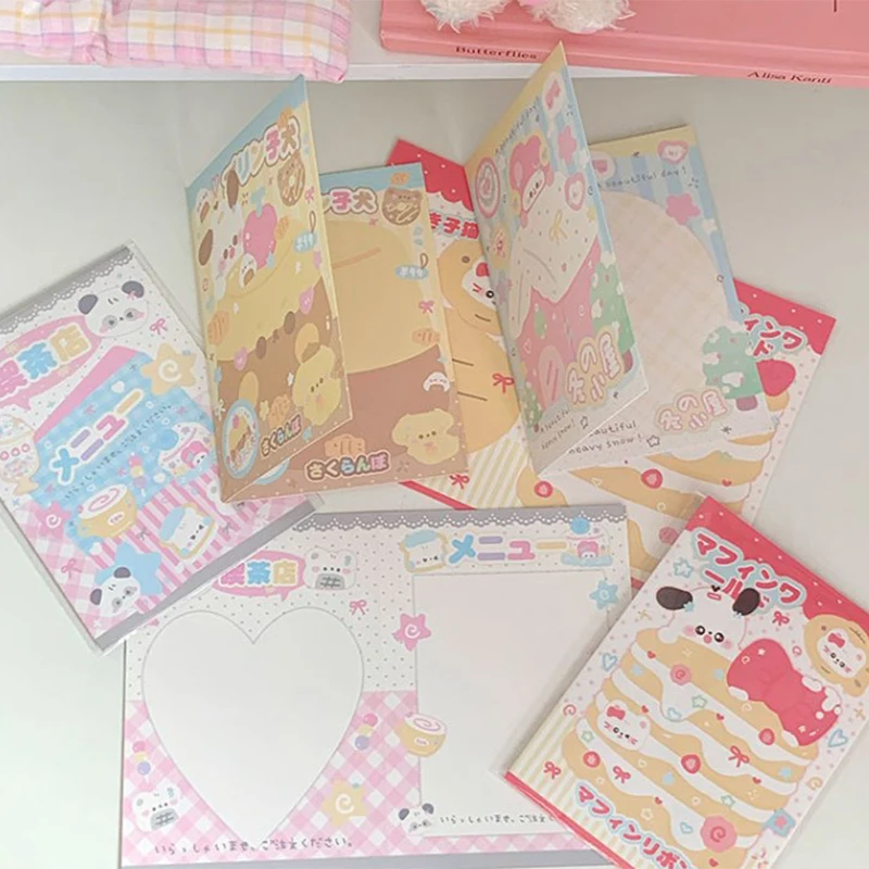 10PCS Korean Kpop 3-inch Photo Card Back Card Foldable Card Holder Fix Decor Paper Board DIY Packing Material