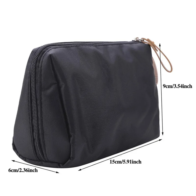 Large Capacity Makeup Bag Multiple Colors Dacron Travel Storage Partitioned Cosmetic Pouch Handbag Lipstick Pack