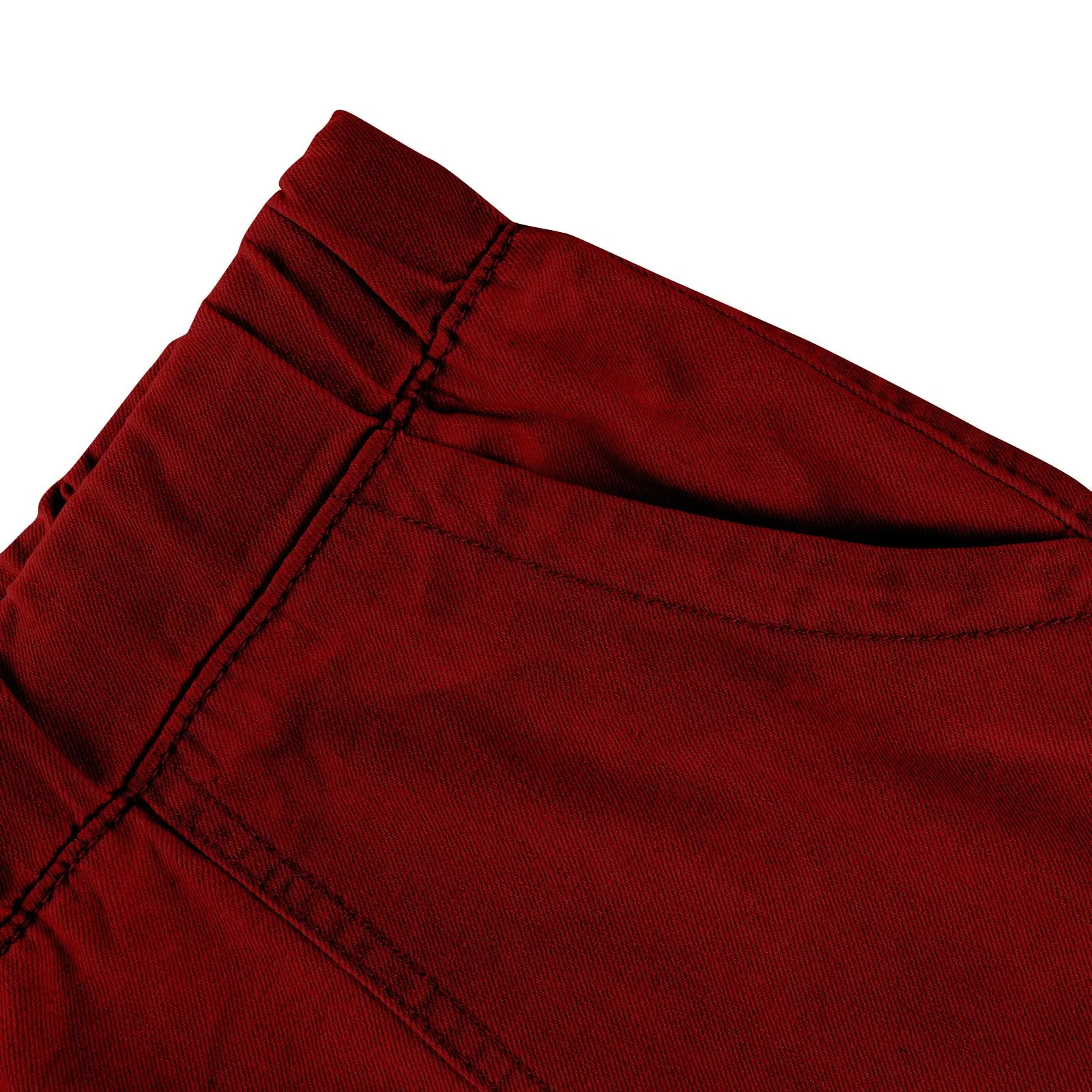 Ladies' Washed Solid Color Slimming Tassel Edge Denim Shorts Fashion Sexy Elastic Waist Leisure Pockets Summer Short Trousers