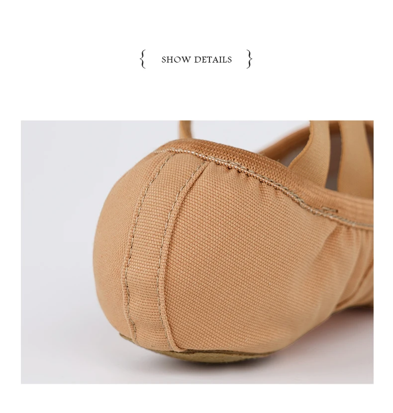 Ballet Shoes for Women Split Sole Ballet Dance Shoes Adult Elastic Ballet Practice Dancing Slippers