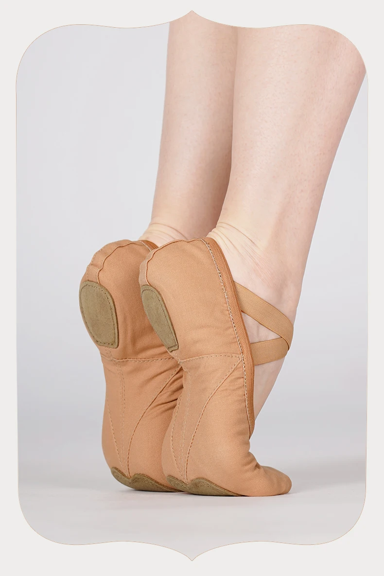 Ballet Shoes for Women Split Sole Ballet Dance Shoes Adult Elastic Ballet Practice Dancing Slippers