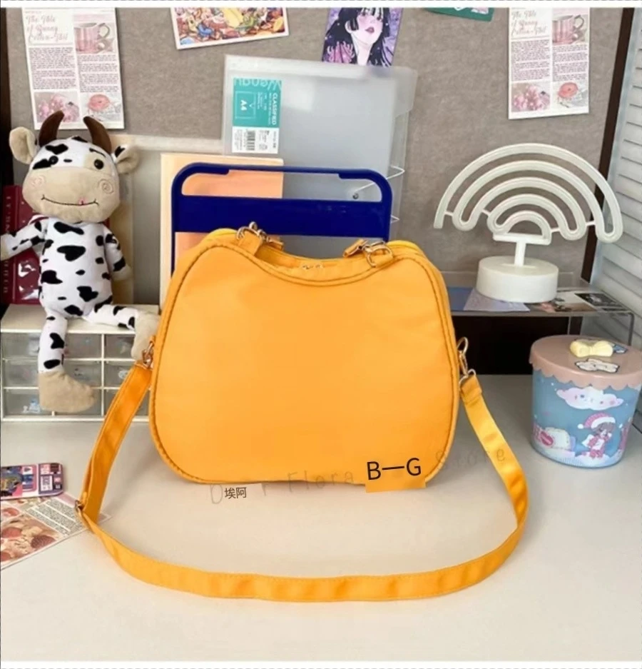 New Sweet Cute Cat Ita Bag Y2K Japanese Popular Crossbody Bags JK Uniform Shoulder Bag Girl Transparent Display Student Handbags