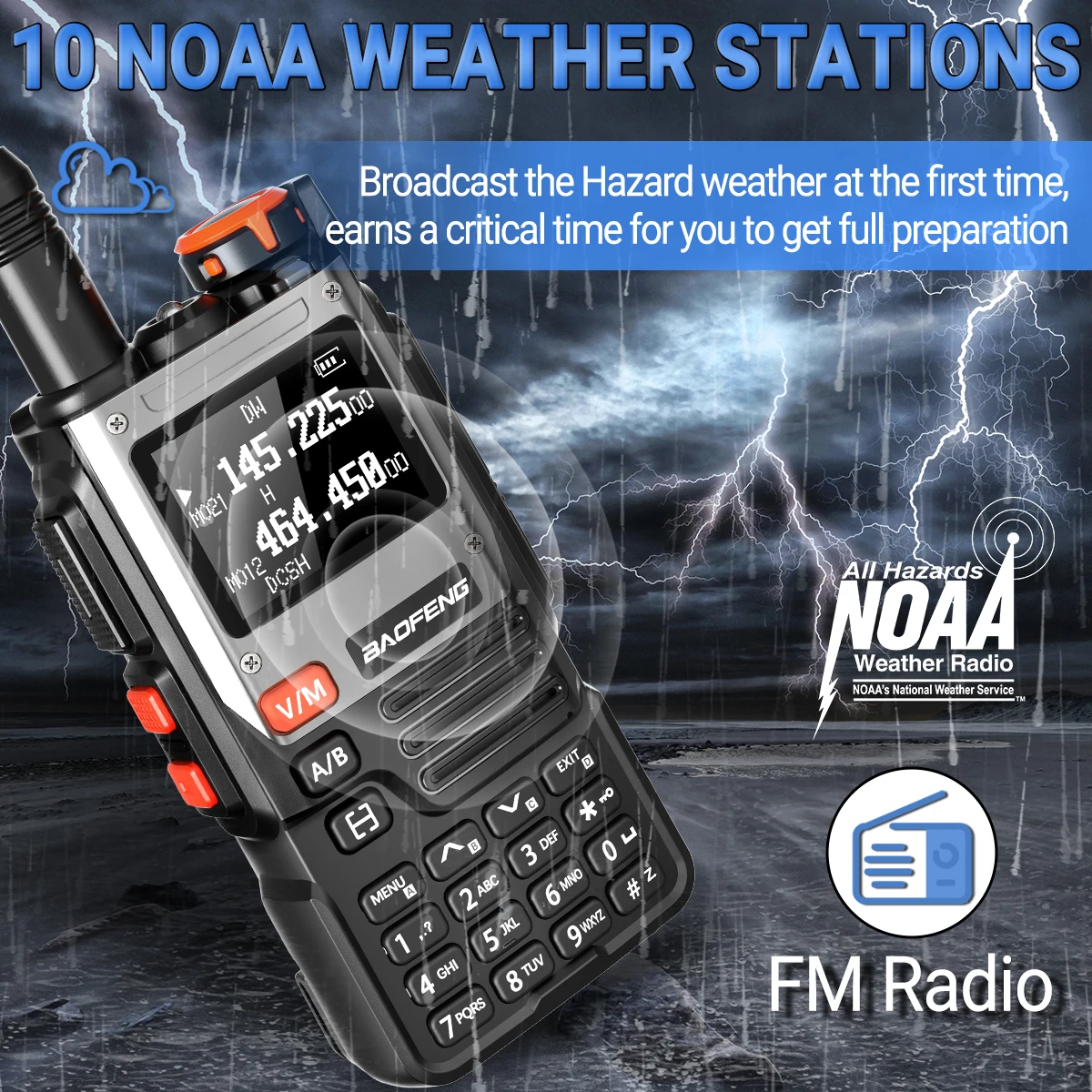 1/2PCS Baofeng UV-K61 Walkie Talkie Multi Band Wireless Copy Frequency 999CH Type-C AM DTMF NOAA UV-5R UV 5RH K6 K5(8) Ham Radio