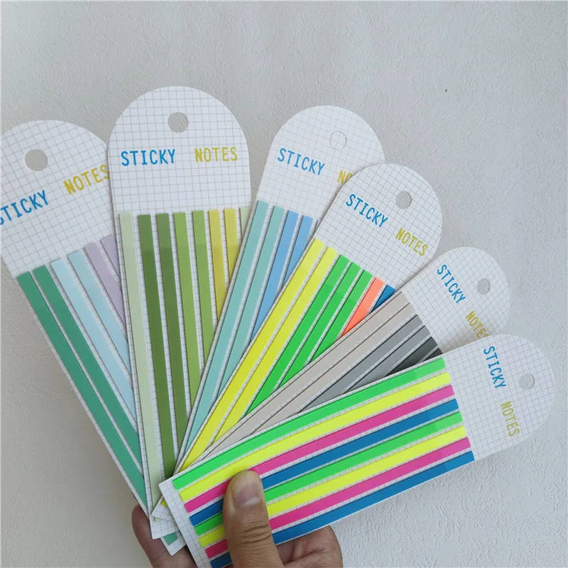 160Sheets Transparent Sticky Notes Self-Adhesive BookMarker Annotation Reading Book Clear Tab Kawaii Cute Stationery