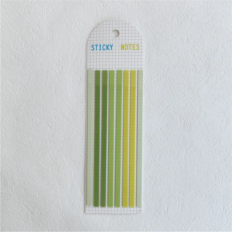 160Sheets Transparent Sticky Notes Self-Adhesive BookMarker Annotation Reading Book Clear Tab Kawaii Cute Stationery