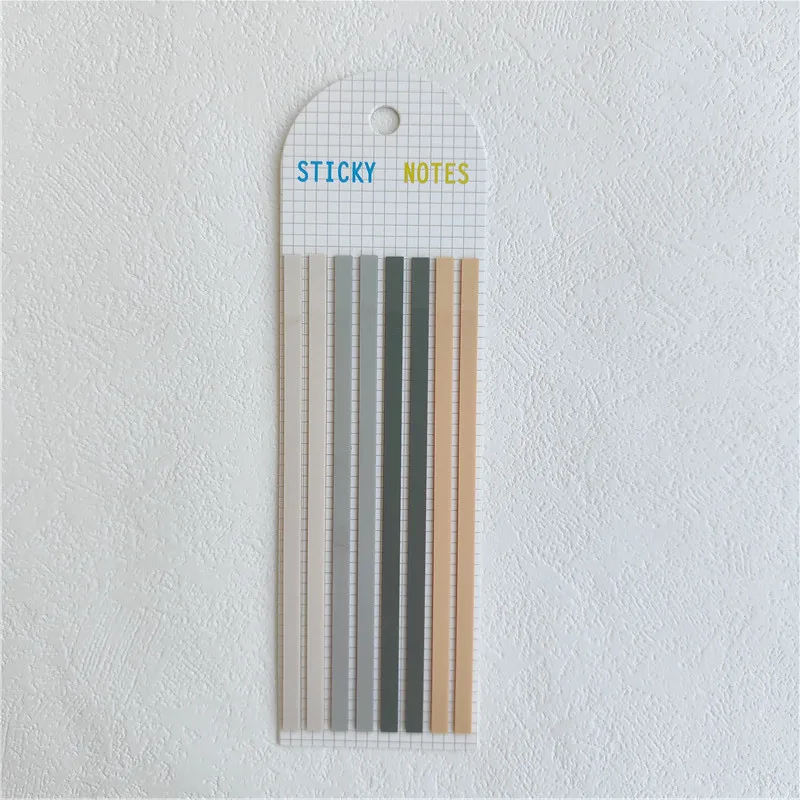 160Sheets Transparent Sticky Notes Self-Adhesive BookMarker Annotation Reading Book Clear Tab Kawaii Cute Stationery