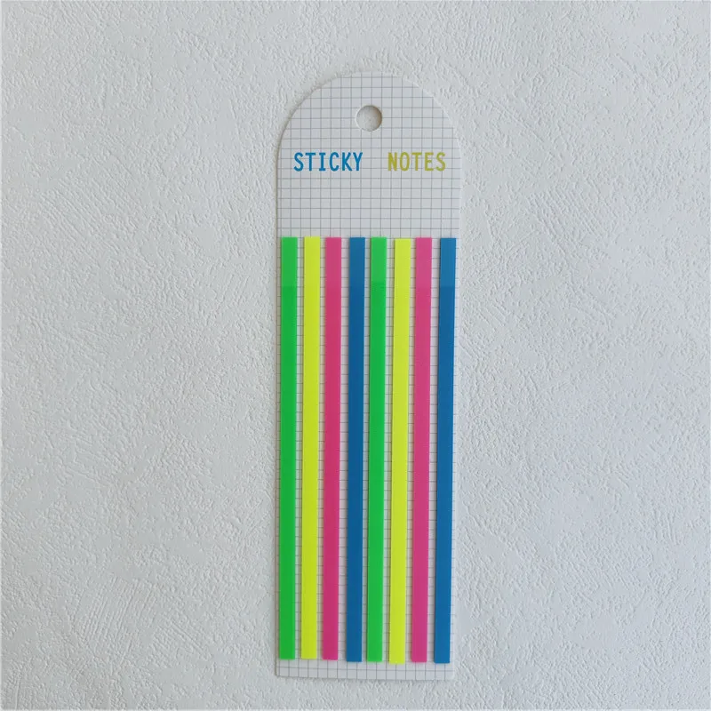160Sheets Transparent Sticky Notes Self-Adhesive BookMarker Annotation Reading Book Clear Tab Kawaii Cute Stationery