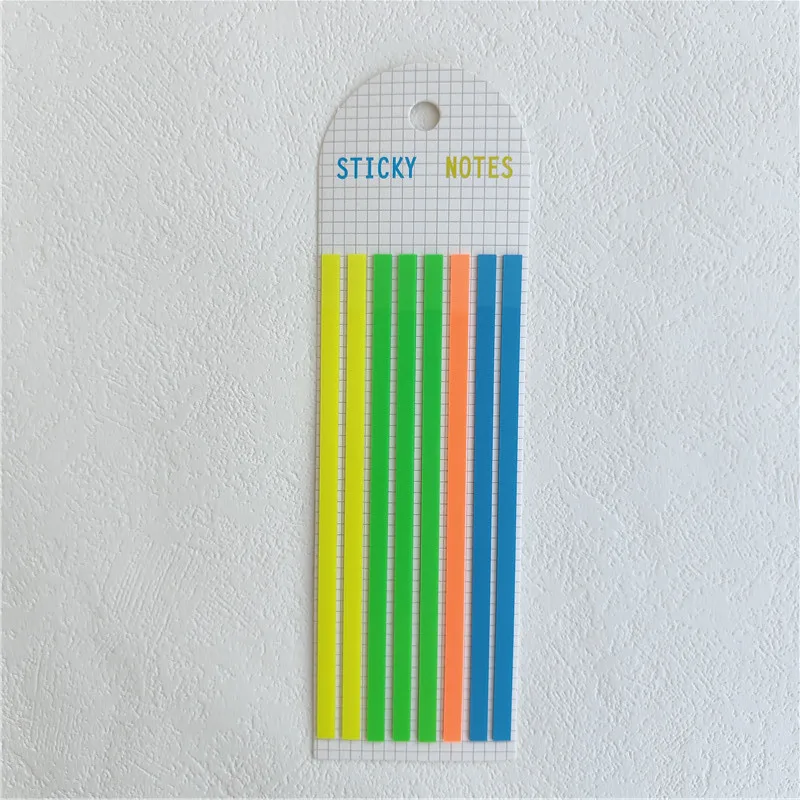 160Sheets Transparent Sticky Notes Self-Adhesive BookMarker Annotation Reading Book Clear Tab Kawaii Cute Stationery