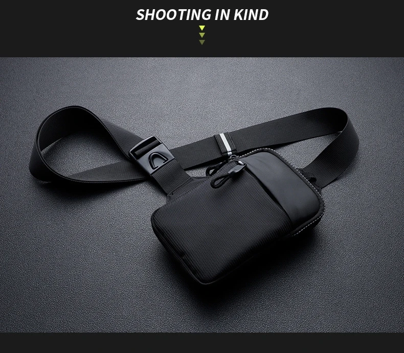 New Chest Bag for Men and Women's Leisure, Fitness, Sports, Crossbody Bag, Chest Bag, Casual Men's Bag, Large Capacity Bag Trend