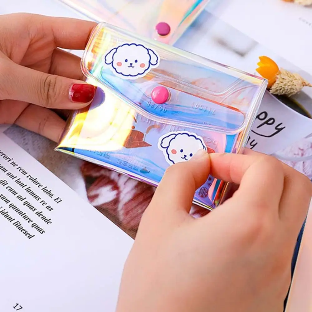 High Quality Transparent Pocket Wallet Waterproof PVC Storage Bag Multifunctional Clear Storage Pouch Men&Women