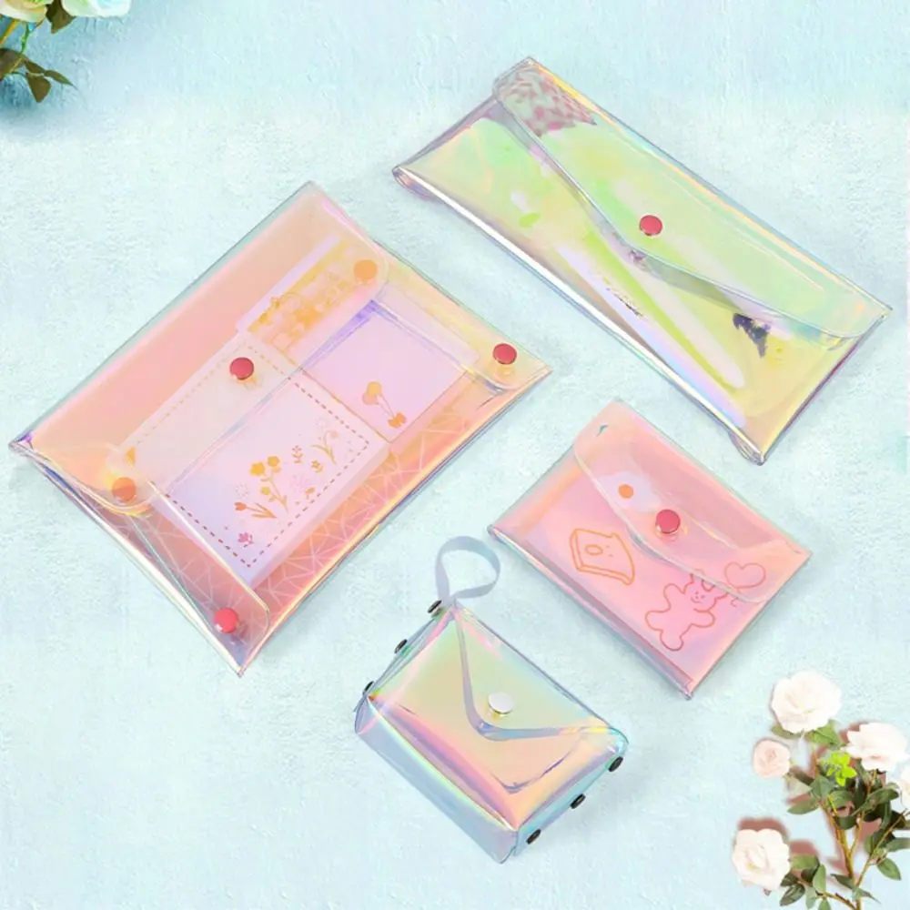 High Quality Transparent Pocket Wallet Waterproof PVC Storage Bag Multifunctional Clear Storage Pouch Men&Women