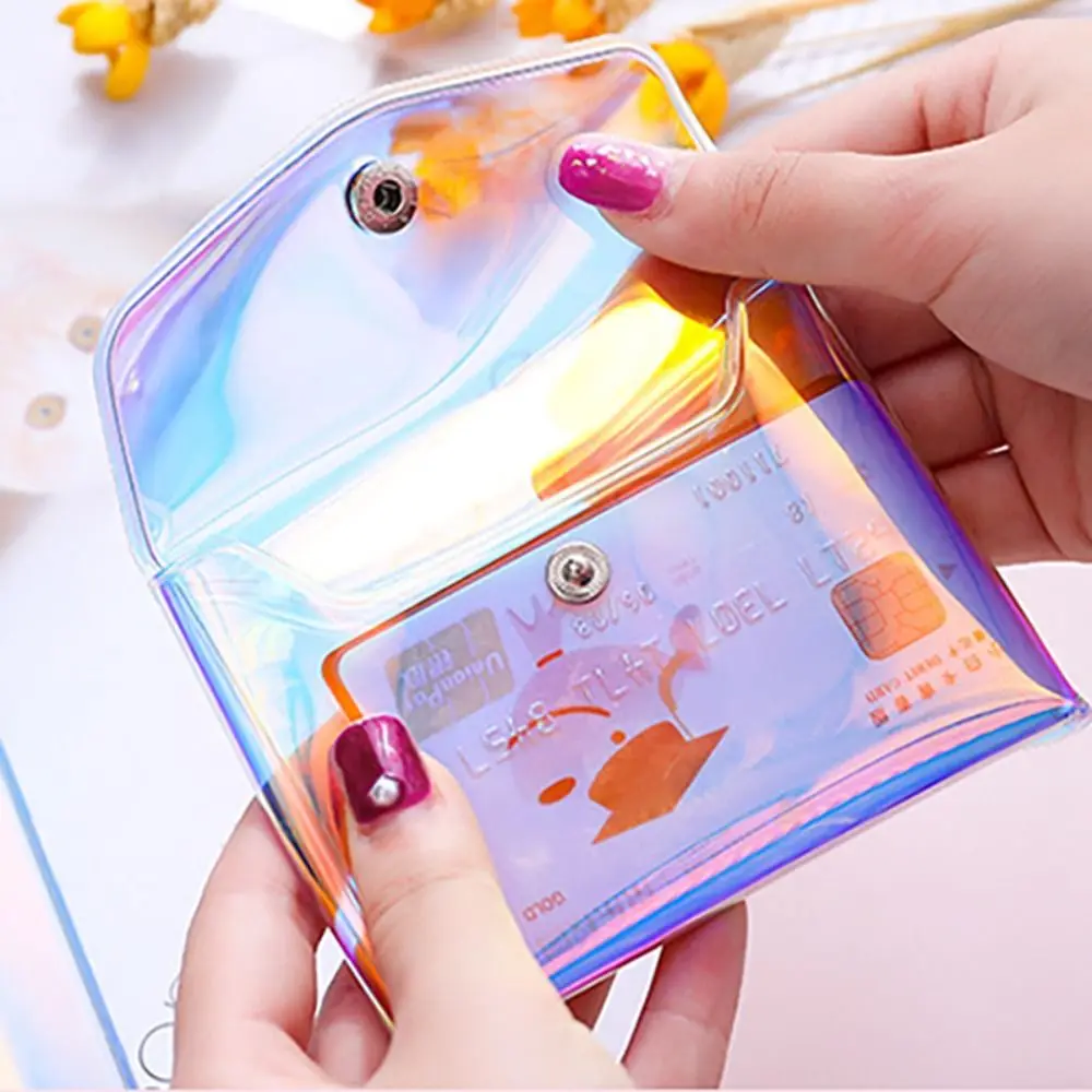 High Quality Transparent Pocket Wallet Waterproof PVC Storage Bag Multifunctional Clear Storage Pouch Men&Women