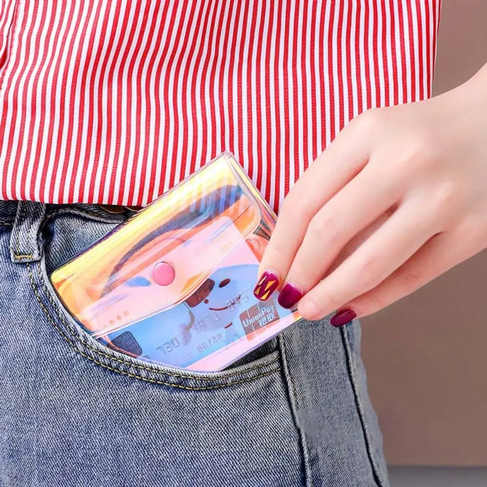 High Quality Transparent Pocket Wallet Waterproof PVC Storage Bag Multifunctional Clear Storage Pouch Men&Women
