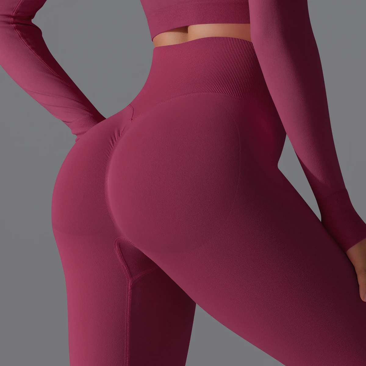 Women's Seamless Yoga Leggings Sexy High Waist Tummy Control Scrunch Butt Lifting GYM Workout Pants Outdoor Sports Fitness