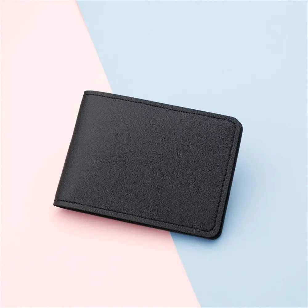 Mini ID Card Holders Business Credit Card Holder PU Leather Organizer Card Bag Men/Women Driver's License Leather Case