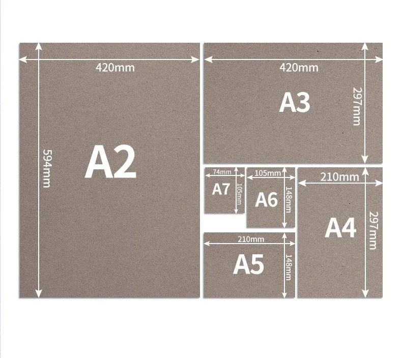 White Card Paper A4 High Quality Thickened Hard A5 Paperboard Diy Blank Postcard A7 Small Cardboard Scrapbooking Handmake Tools