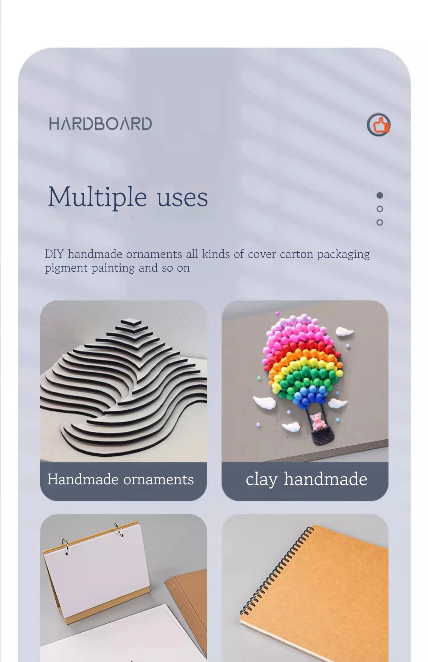 White Card Paper A4 High Quality Thickened Hard A5 Paperboard Diy Blank Postcard A7 Small Cardboard Scrapbooking Handmake Tools