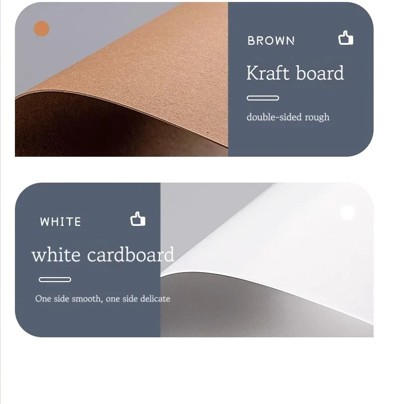 White Card Paper A4 High Quality Thickened Hard A5 Paperboard Diy Blank Postcard A7 Small Cardboard Scrapbooking Handmake Tools