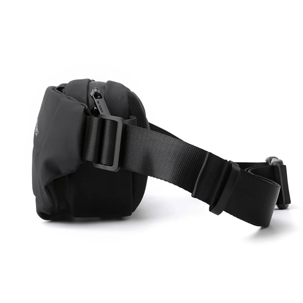 Men Fanny Pack Waist Belt Bag Waterproof Nylon Multi-purpose Travel Climb Sports Fashion Male Sling Chest Bum Hip Pack Bags