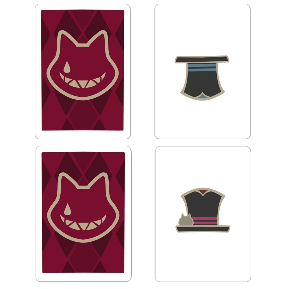 Game Genshin Impact Lyney/Lynette Magic Poker Playing Cards Best Collection Cosplay Props Accessories