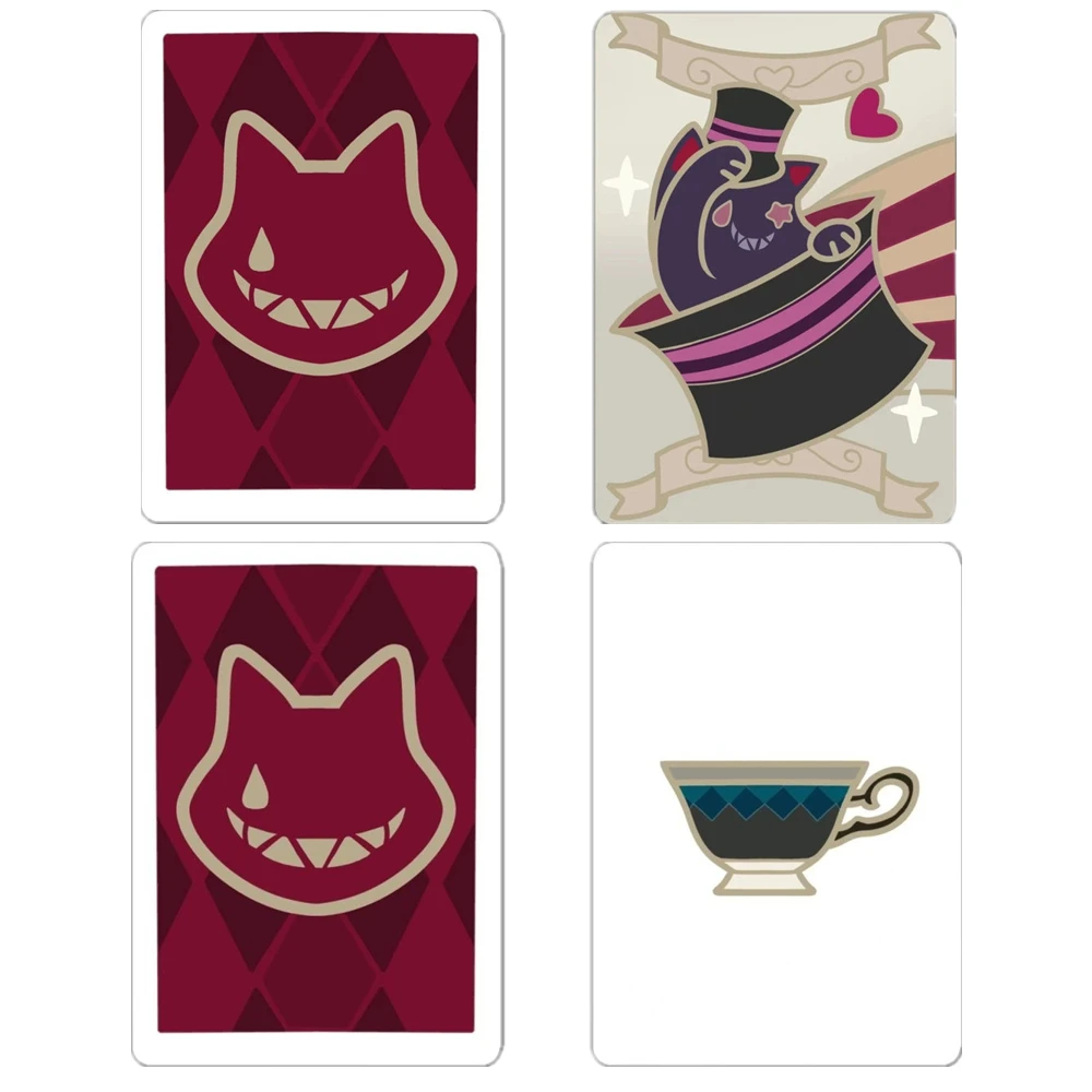 Game Genshin Impact Lyney/Lynette Magic Poker Playing Cards Best Collection Cosplay Props Accessories