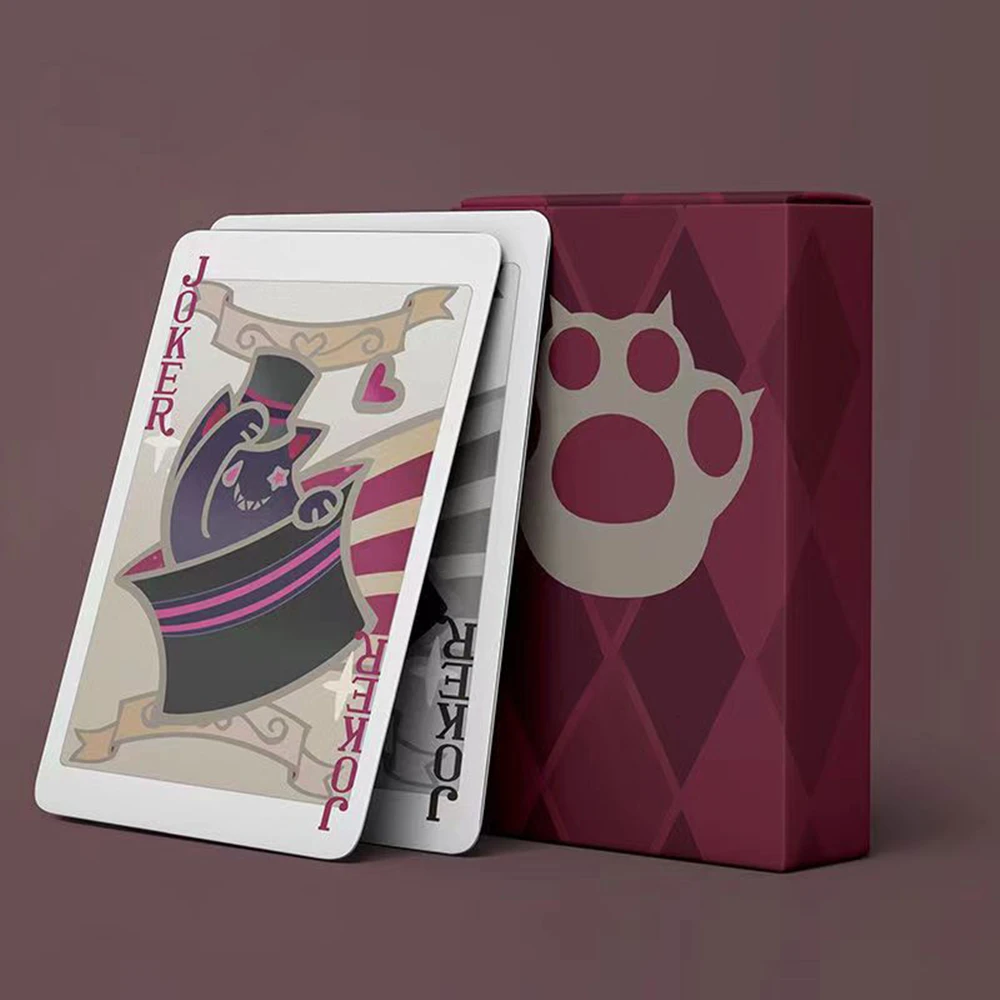 Game Genshin Impact Lyney/Lynette Magic Poker Playing Cards Best Collection Cosplay Props Accessories