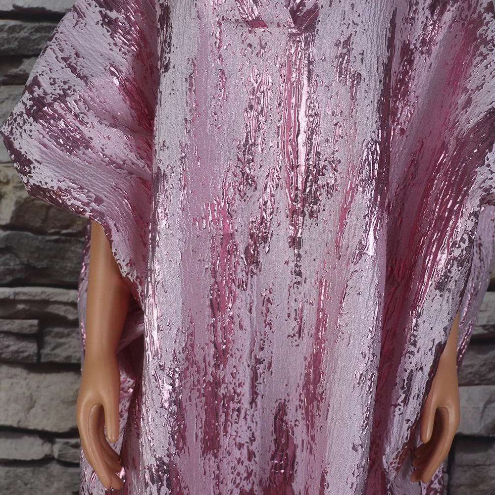 Recommend Luxury Women's Elegant Dress Jacquard Fabric African Woman Boubou Hooked Cloak Africa Clothing