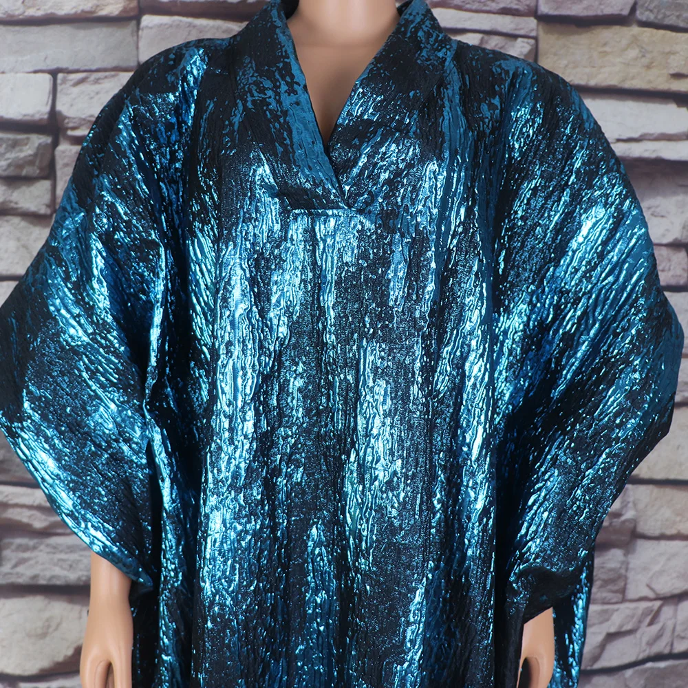 Recommend Luxury Women's Elegant Dress Jacquard Fabric African Woman Boubou Hooked Cloak Africa Clothing