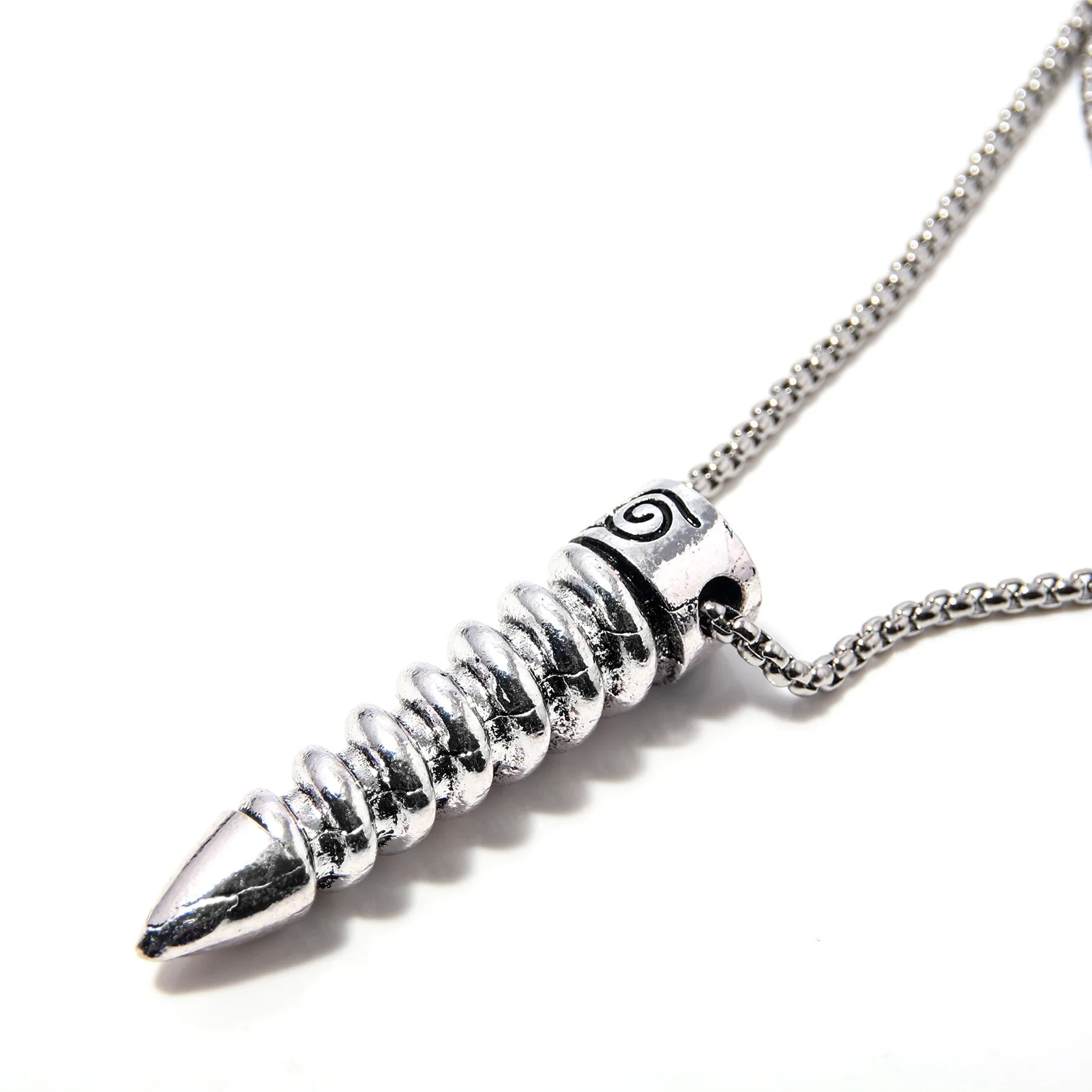 Brdwn Boruto Screws Bullet Style Cosplay Necklace