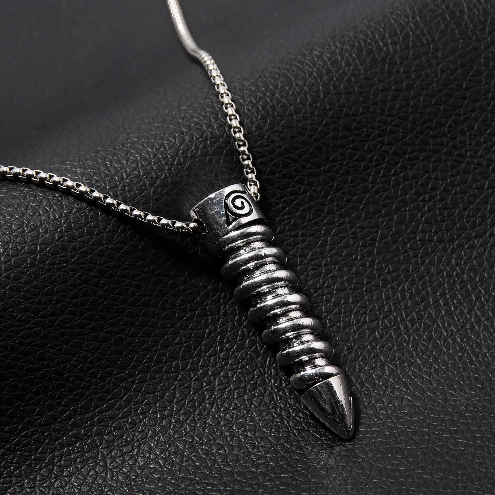 Brdwn Boruto Screws Bullet Style Cosplay Necklace