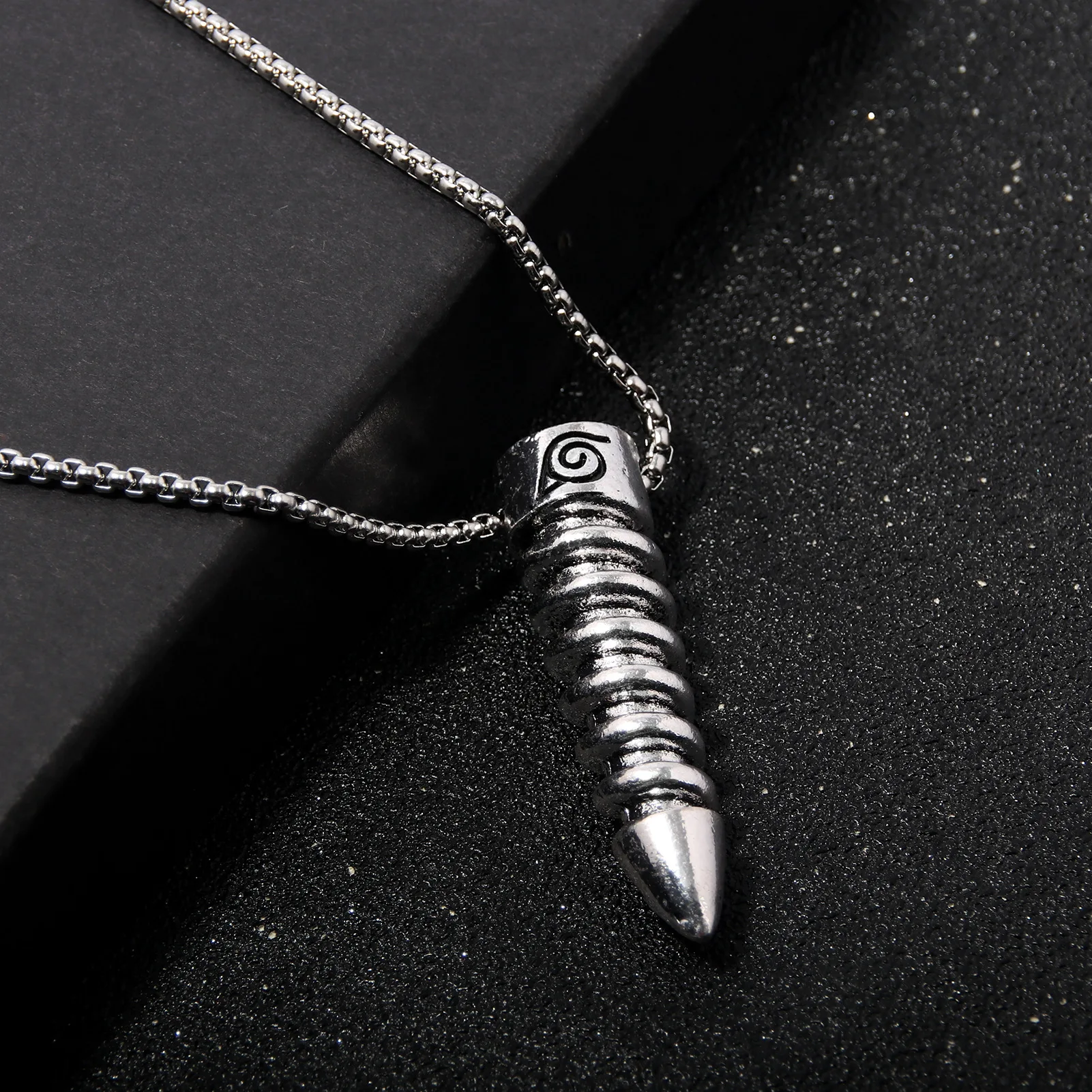 Brdwn Boruto Screws Bullet Style Cosplay Necklace