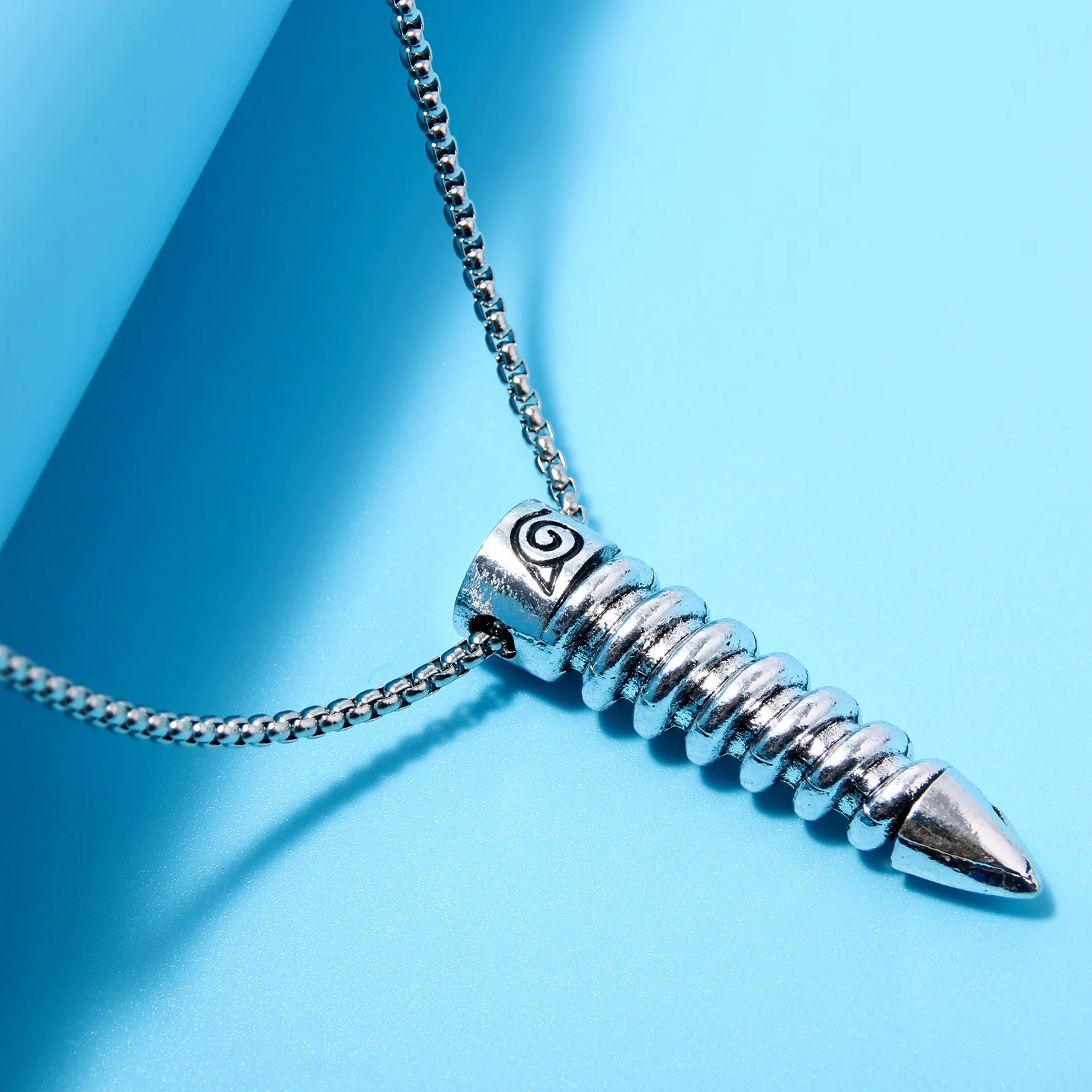 Brdwn Boruto Screws Bullet Style Cosplay Necklace