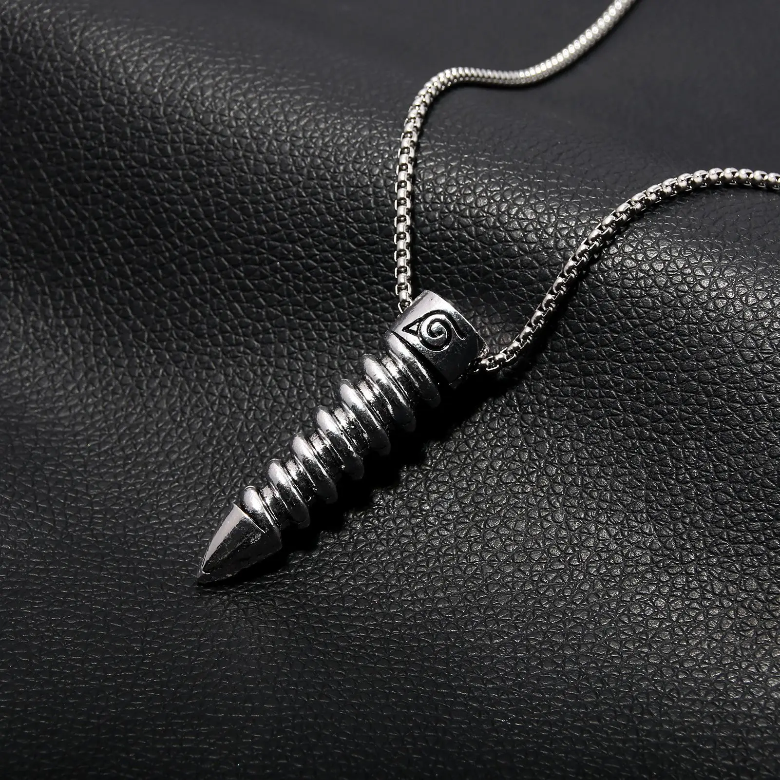 Brdwn Boruto Screws Bullet Style Cosplay Necklace
