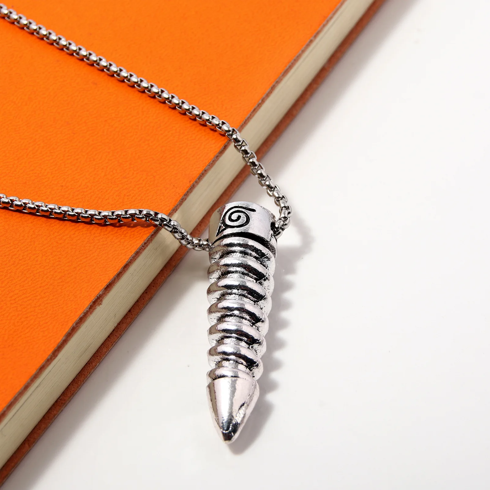 Brdwn Boruto Screws Bullet Style Cosplay Necklace