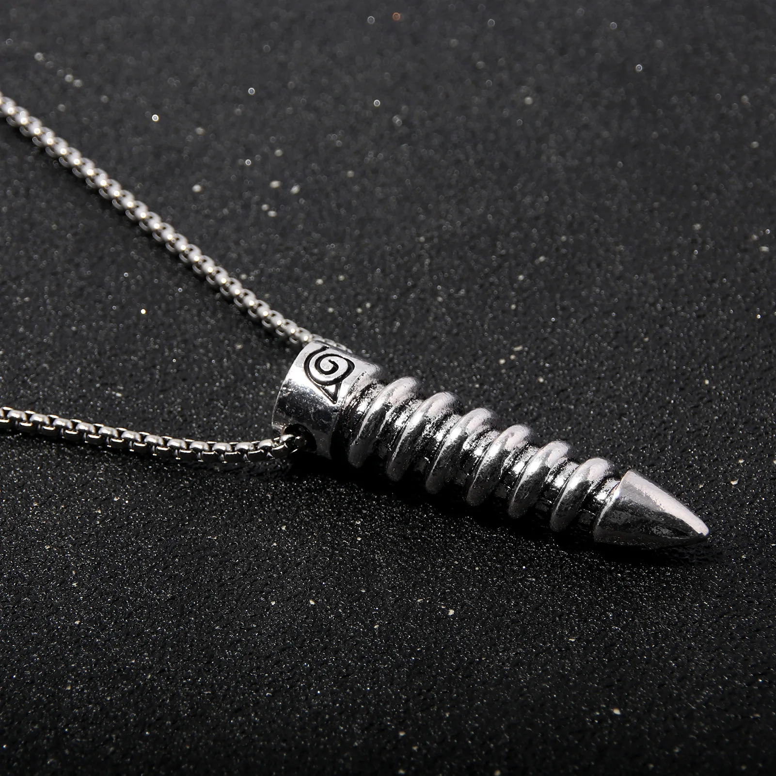 Brdwn Boruto Screws Bullet Style Cosplay Necklace
