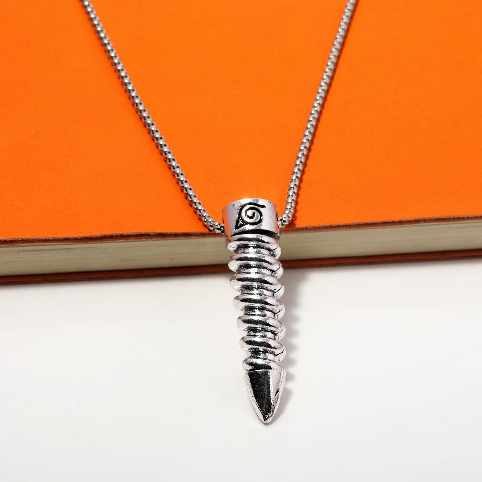 Brdwn Boruto Screws Bullet Style Cosplay Necklace
