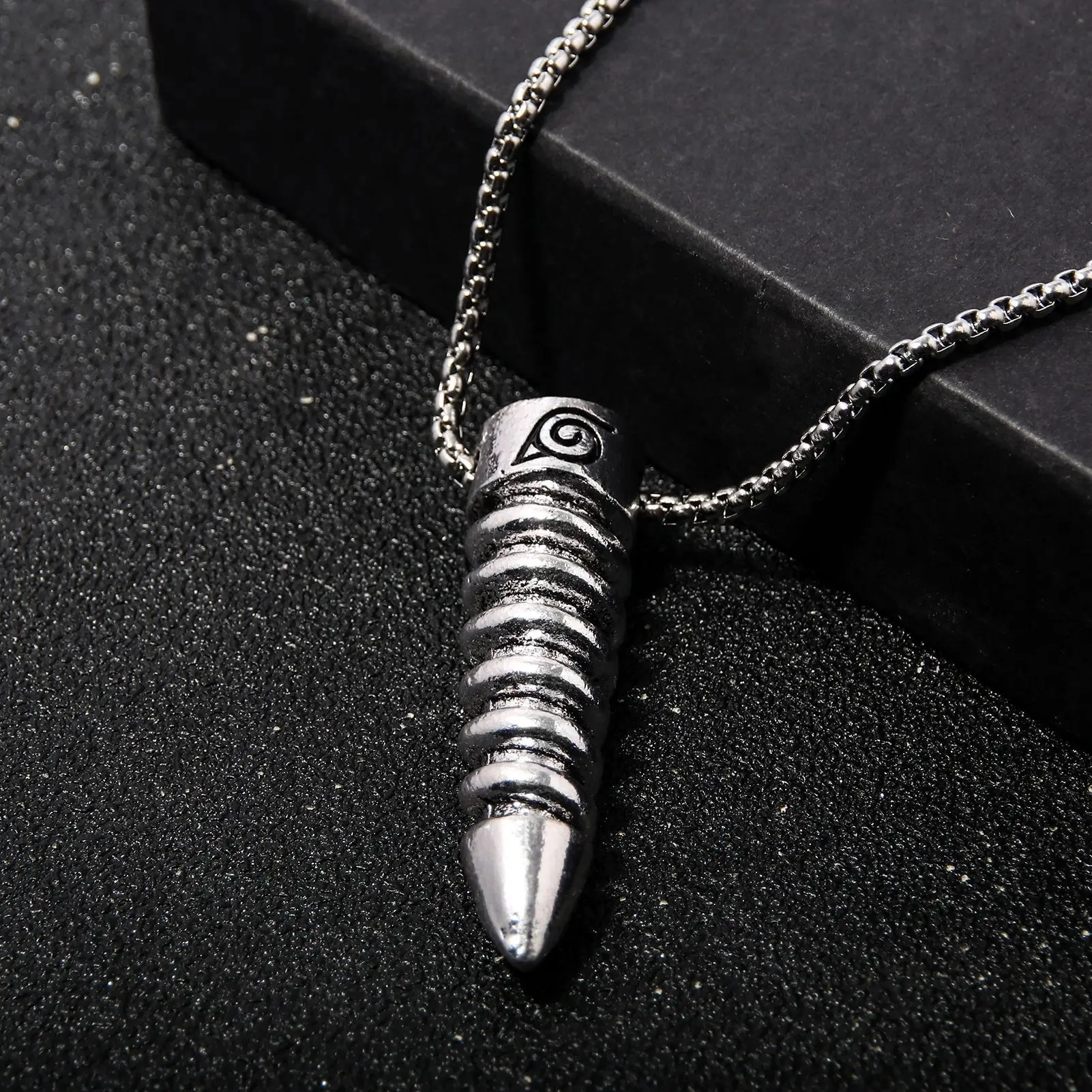 Brdwn Boruto Screws Bullet Style Cosplay Necklace