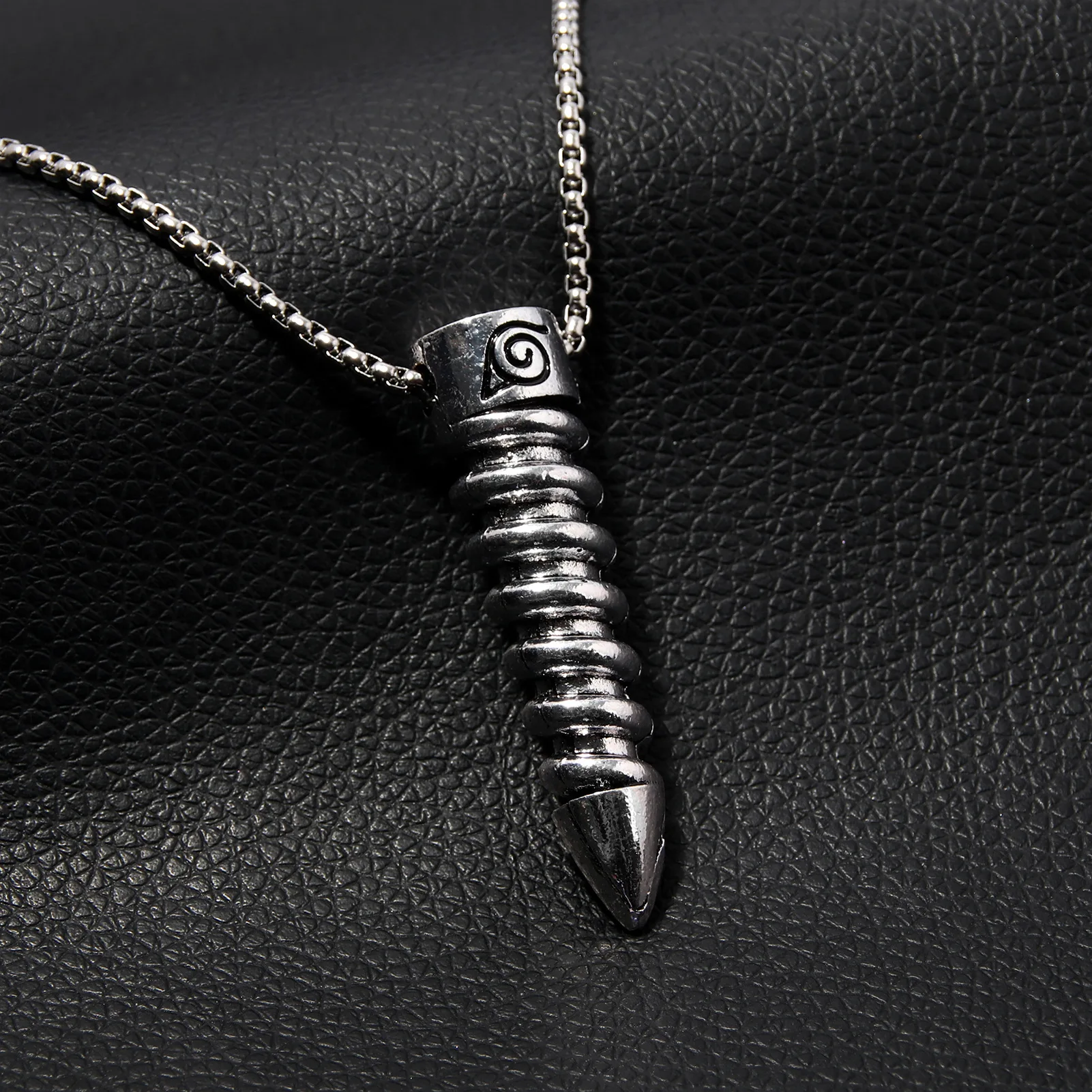 Brdwn Boruto Screws Bullet Style Cosplay Necklace